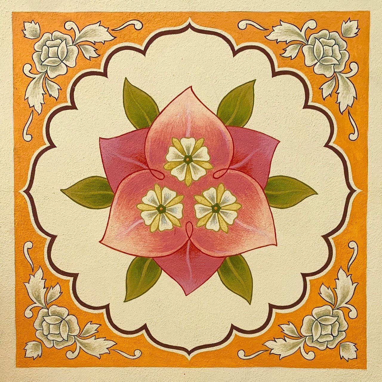 Painting: bougainvillea