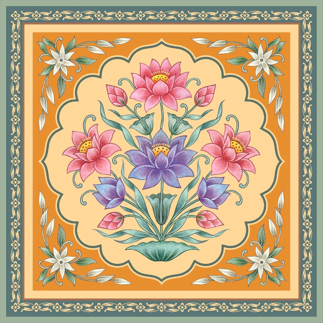Painting: lotuses