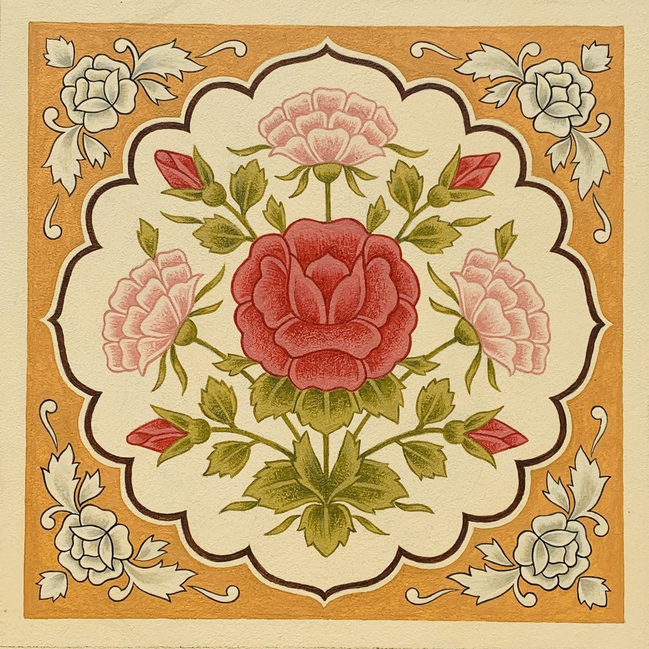 Painting: roses